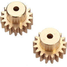 Bürstenloser Motor Motorritzel, Zahnräder, Motorritzel, Zahnräder, 2 Stück, 0,6 Modul, 14–26 Zähne, Motor-Kupferzahnrad, 9 mm Innenloch, Welle, Motorritzel, Elektroauto, Motor, Zahnrad, Stirnradkegel(