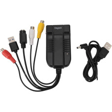 USB Video Capture Card HDMI S-Video to USB Audio Video Recorder 1920X1080@30Hz for Win 7,8,10,11 for Linux for OS X