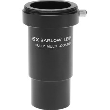 SG Store 5 x Barlow lęšiai 1,25 colio, pilnavidurių metalų daugkartinė danga su M42 sriegiu ir FMC žalia plėvele, aliuminio lydinys, skirtas astronomijos teleskopų okuliarams