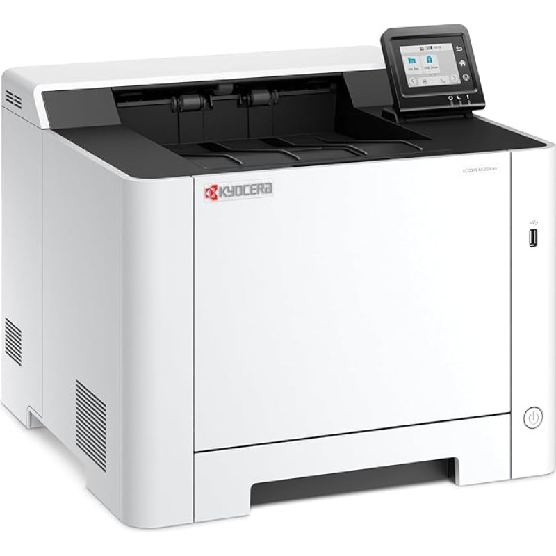 Kyocera Ecosys PA2101cwx/Plus Colour Laser Printer 21 ppm. Laser Printer WLAN with Swivel Touch Panel, Mobile Print and Duplex Colour Printer Includes 3 Years Full Service Onsite
