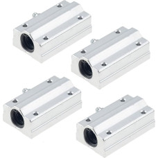 CBYSYXIZ 4 Stück Linearkugellager-Schieber, CNC, 3D-Druckerteile, naudojamas Drehmaschinen, 3D-Druck(SCS20LUU)