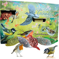 Advent Calendar 2024 with 24 Snacks for Wild Birds. Gift for Gardeners, Children, Grandparents and Nature Lovers. Promote Biodiversity and Enjoy Bird Watching in Winter. (German)