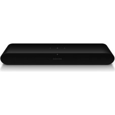 Sonos Ray Soundbar, 4 Digital Class D Amplifiers, Trueplay, Night Sound, Dolby Digital, Touch Control, Optical Connector - Black