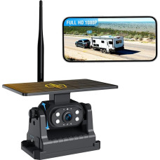 PARKVISION WiFi Reversing Camera - Wireless, Magnetic, Battery with Super Night Vision for Towing Hitch Wireless Reversing Camera Compatible with Android and iOS for Car, Truck, Motorhome