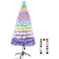 VoltShine 150cm Fibre Optic Tree Light up your home with RGBIC lights, create a festive and magical atmosphere that everyone will love. Perfect for Christmas decoration.