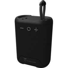 TECHMADE Portable Bluetooth Speaker, Wireless Speaker with Compact Design, Operating Range 10 Meters, Wireless Connection and Hands-Free Calling (Black)