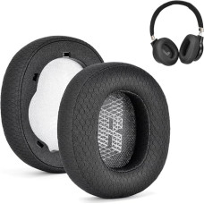 E65 Ear Pads for JBL Live 650BTNC 660NC E65BTNC Headphones Replacement Headset Earpads with Memory Foam for 750NC Duet NC Earmuffs Black