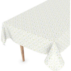 Aliejinė staltiesė Plaunama sodo staltiesė Aliejinė staltiesė Kvadratinis apvalus ovalus 240 x 140 cm Nupjautas kraštas Gėlės