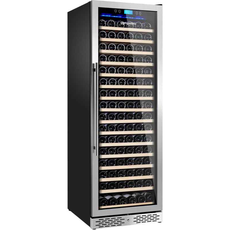 GGM Gastro | WKM450ES-1N | Wine Fridge - 1 Climate Zone - 450 Litres - Max. 168 Bottles