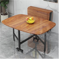 Drop Leaf Esstisch Holz Esstisch Multifunktions Transformator Tisch für Küche Esszimmer - Massivholz Weiß Holz Klappbar Küche Esszimmer Möbel