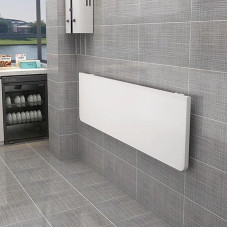 WBWAPA An der Wand montierter Klapptisch | Klapptisch für die Waschküche, Faltbarer hängender Arbeitsplatz, platzsparender Klappschreibtisch für Küche/Büro/Schlafzimmer/Garage - 40 60 70