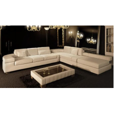 Bullhoff by Giovanni Capellini Wohnlandschaft U formos ir L formos odinis baltas su funkcija Nürnberg