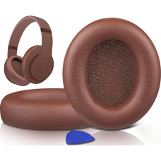 SOULWIT Ersatzpolster Ersatz Ohrpolster für Beats Studio Pro kabellose Noise-Cancelling-Kopfhörer, Polster mit weichem Proteinleder, Lärmdämmungsschaum