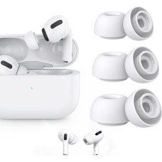 Ersatz-Ohrstöpsel für Airpods Pro und Airpods Pro 2. Generation mit Loch zur Geräuschreduzierung, Silikon-Ohrstöpsel für Airpods Pro mit tragbarer Aufbewahrungsbox, 3 Paar