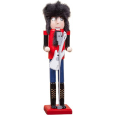 38 cm nutcracker soldiers gift ornament dolls rock style figures dolls toy Christmas decoration children holiday gift.