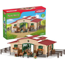 Schleich 42195 Arklidė su žirgais ir priedais