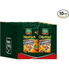 funny-frisch Chipsfrisch Currywurst Style, 10 vnt. (10 x 150 g)