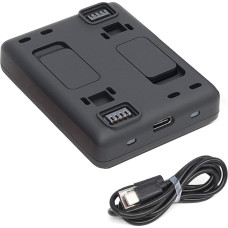 Dual Battery Charger Hub for Insta360 One R Accessories Battery and Boosted Battery Base Support Fast Charging