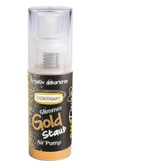 Günthart BackDecor Gold Dust Glimmer Pump Spray, Glitter Effect, Edible Shiny Gold Dust Glitter for Food, Pack of 1 (1 x 10 g)