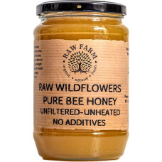 900g Pure Raw Wildflower Honey 100% Natural - Unfiltered, Unheated, Not Pasteurised, Straight from the Beehive, European Product