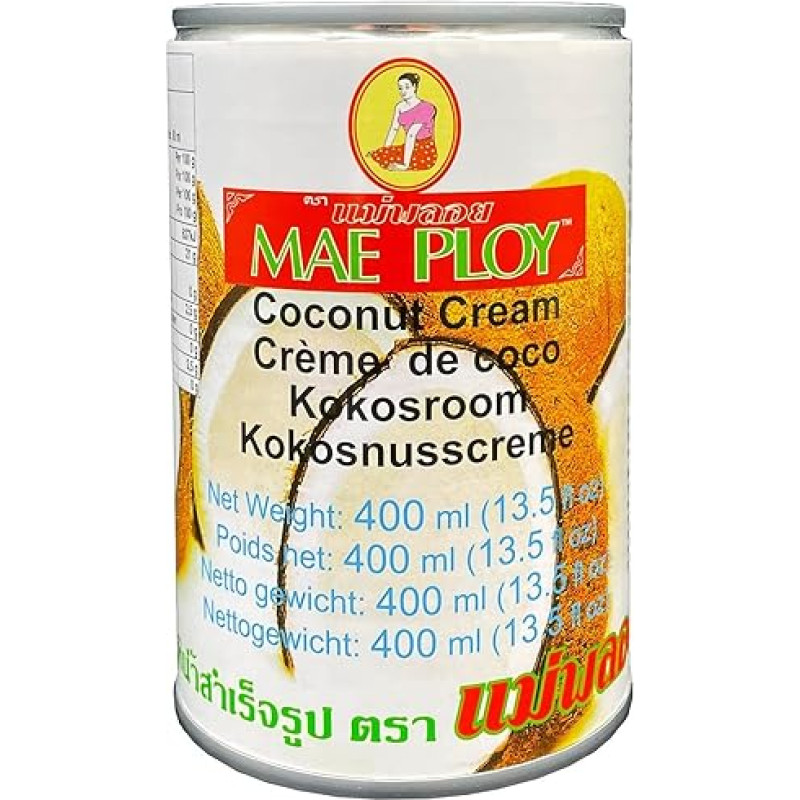 Mae Ploy Coconut Cream Unsweetened 400ml