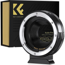 K&F Concept Canon EF/EF-S to EOS M 2nd Generation Metal with AF Car Adapter with Protective Caps
