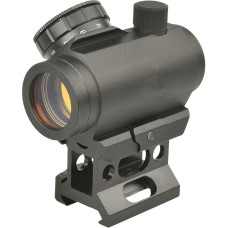 Minidiva 4 MOA Red Dot Sight 1 x 25 mm Rifle Scope with High Rail 20 mm Weaver Mount