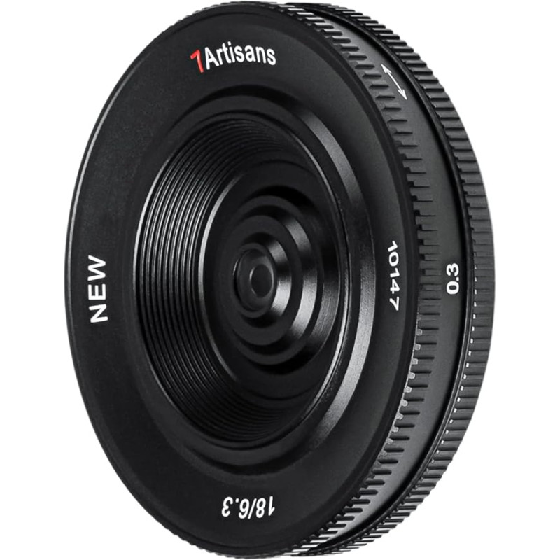 7artisans 18mm F6.3 MFT M4/3 objektyvas Ultra Thin APS-C Prime Compact Mirrorless Camera for Panasonic GF1 GF2 GF3 GF5 GF6 GF7 GF8 GF9 G1 G2 G3 G4 G5 G6 G85 GH1 GH4 GH5