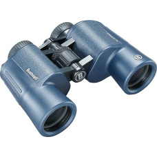 Bushnell - H2O 2 - Binokliai - 8x42 tamsiai mėlyni Porro - su daugiasluoksne danga - atsparūs vandeniui/prieš rūką - pasukami okuliaro gaubteliai - vandens sportas - valtys