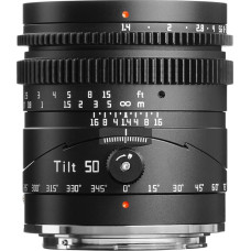 TTArtisan TF5014BZ 50mm f1.4 pakreipiamasis objektyvas Viso kadro rankinis portretinis objektyvas Didelė diafragma Suderinamas su Nikon Z-Mount