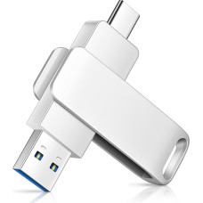 MYPIN USB atmintinė, 128G USB 3.0 atmintinė USB atmintinė su C tipu, skirta kompiuteriui, nešiojamajam kompiuteriui ir 