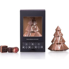 Christmas Tree Made of Milk Chocolate - Chocolate Set with Christmas Tree Made of Chocolate and Four Chocolates | Christmas | Gift Idea | Man | Woman | Boy | Santa Claus | Christmas Tree | Christmas