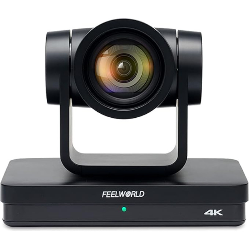 FEELWORLD UHD4K12X PTZ kamera Vienalaikis 3G-SDI/HDMI/USB/IP tiesioginis transliavimas su 12x optiniu priartinimu 4K@30fps PoE palaikoma bažnyčios tiesioginio transliavimo konferencijai