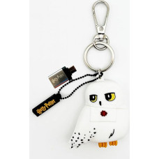 WONDEE Disney Hario Poterio pelėda [2 in 1] Raktų pakabukas + USB ir USB C atmintinė Juokingos 32 GB Hedvigo figūrėlės su papildomu USBC adapteriu - Hario Poterio dovanos vaikams, moterims ir vyrams