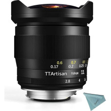 TTArtisan 11 mm F2.8 Full Fame Ultra-Wide Fisheye fotoaparato objektyvas Rankinis fokusavimo fotoaparato objektyvas Nikon Z laikikliui