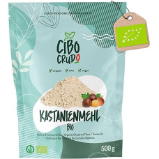 Kaštonų miltai Ekologiški 500 g Kaštonų miltai arba smulkūs kaštonų miltai Glitimo kepiniai ir neapdoroti veganiški ir natūralūs kaštonų miltai