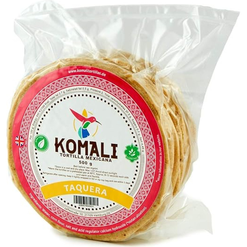 Komali Corn Tortilla 500g Pack