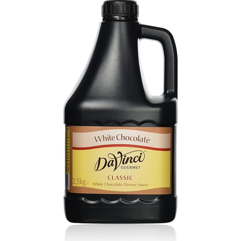 Da Vinci Gourmet Classic White Chocolate Sauce, Pack of 1 (1 x 2.5 kg)