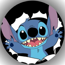 Fondant Cake Topper Birthday Lilo & Stitch K12