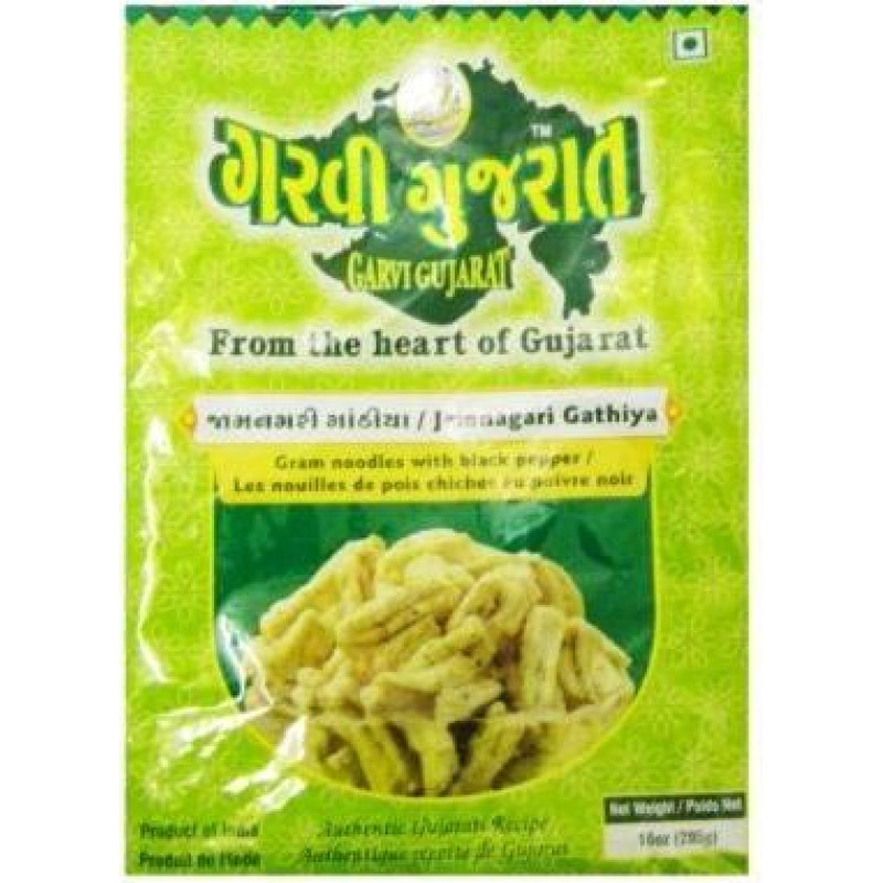 Garvi Gujarat - Jamnagari Gathia Black Pepper Pasta - 3 x 285g