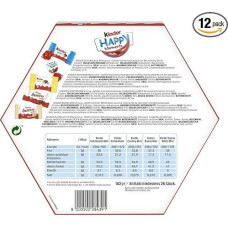 kinder Happy Moments Mini mišinukų pakuotė, 12 vnt. (12 x 162 g pakuotė)