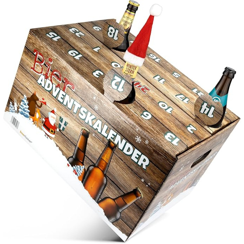 Brauerei Zwönitz Beer Advent Calendar 2023 / Advent Calendar for Adults with 24 Beers Saxon Private Breweries / Beer Christmas Calendar 2023 / Advent Calendar Men