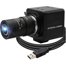 Svpro 4K Webcam with Zoom Lens, Ultra HD Video Camera with CMOS Sensor 10X Optical Zoom Camera for Computer, 8MP USB Webcam 30fps for Laptop Desktop, UVC Camcorder for Windows, Linux, Android, Mac OS