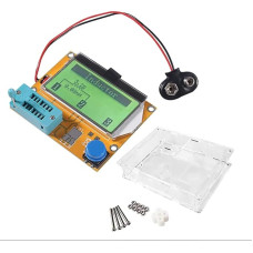ALMOCN LCR-T4 Mega328 Transistor Tester Resistor Capacity Diode Triode Capacitor ESR SCR Meter MOS PNP NPN LCR with Case