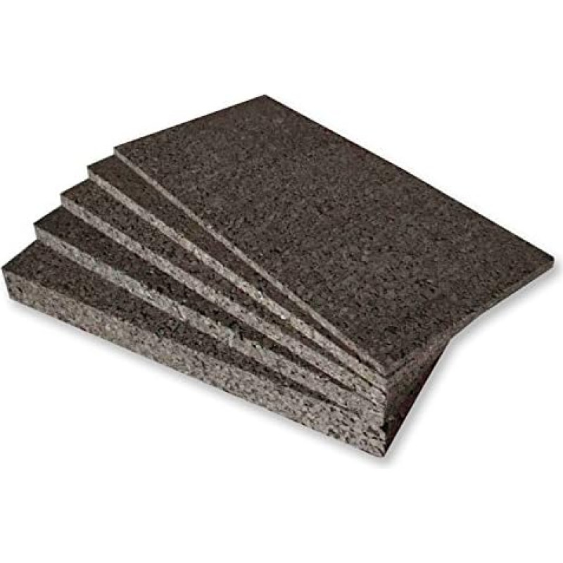EKB - Insulating Cork 1,000 x 500 x 20 mm 7.5 m² Black Cork, Insulation Cork for Heat and Cold Insulation or Design of a Terrarium Back Panel