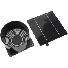 Solar Ventilator, 5 W 6V IP65 Wasserdicht Solar Panel Auspuff Lüfter Kit Poly Silicium Effektive Kühlung für Hühnerstall, Gewächshaus, Haustier Haus
