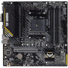 ASUS TUF Gaming A520M-PLUS II Micro ATX žaidimų pagrindinė plokštė (AMD A520 Ryzen AM4 su M.2 palaikymu, USB 3.2 Gen.1, SATA 6 Gbps, Aura 2nd Gen) Juoda