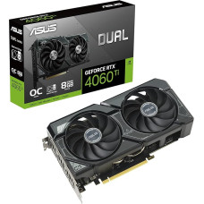 ASUS Dual GeForce RTX 4060 Ti SSD OC Edition 8 GB GDDR6 Gaming Graphics Card (NVIDIA GeForce RTX4060Ti DLSS 3, Integrated M.2 SSD Slot, 1 x HDMI 2.1a, 3 x DisplayPort 1.4a, DUAL-RTX4060TI-O8G-SSD)