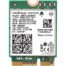 MQUPIN Belaidžio tinklo kortelė Dviejų juostų AX201NGW 2,4 Gbps 802.11ax belaidžio ryšio 