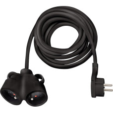 Brennenstuhl 1161821215 5m H05VV-F 3G1.5 plokščios jungties dvigubas ilgintuvas 5m